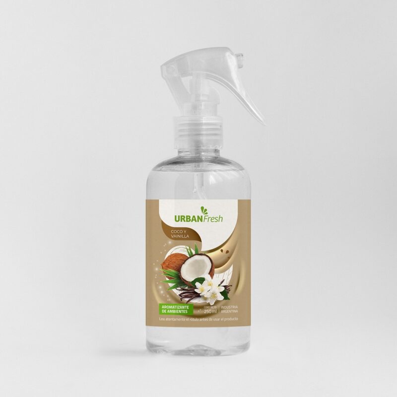URBAN FRESH - AROMATIZANTE TEXTIL COCO VAINILLA 250ML