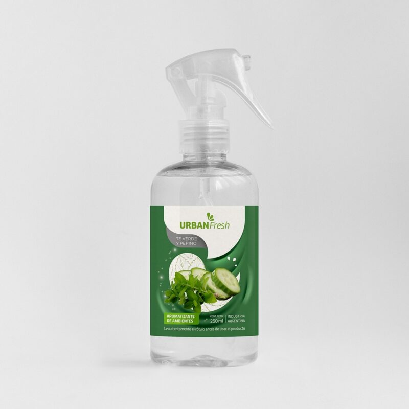 URBAN FRESH - AROMATIZANTE TEXTIL TE VERDE Y PEPINO 250ML