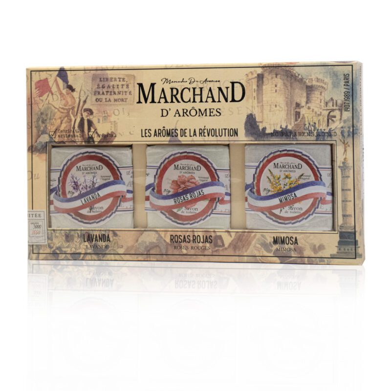 MDA ESTUCHE JABONES EDICION LIMITAD REVOLUCION FRANCESA