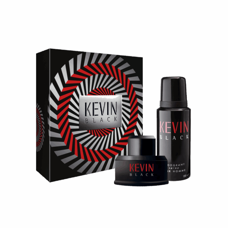 ESTUCHE KEVIN BLACK(EDTX60 + DEOX150)