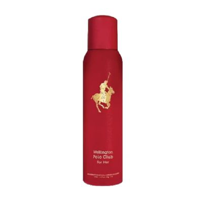 DEO WELLINGTON POLO FEMENINO ROJO x123ML.