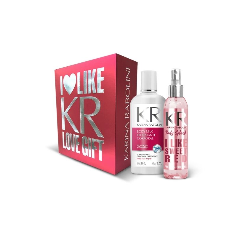 DUO LOVE RED (BODY SPLASH SWEET RED/BODY MILK HIDRATANTE)