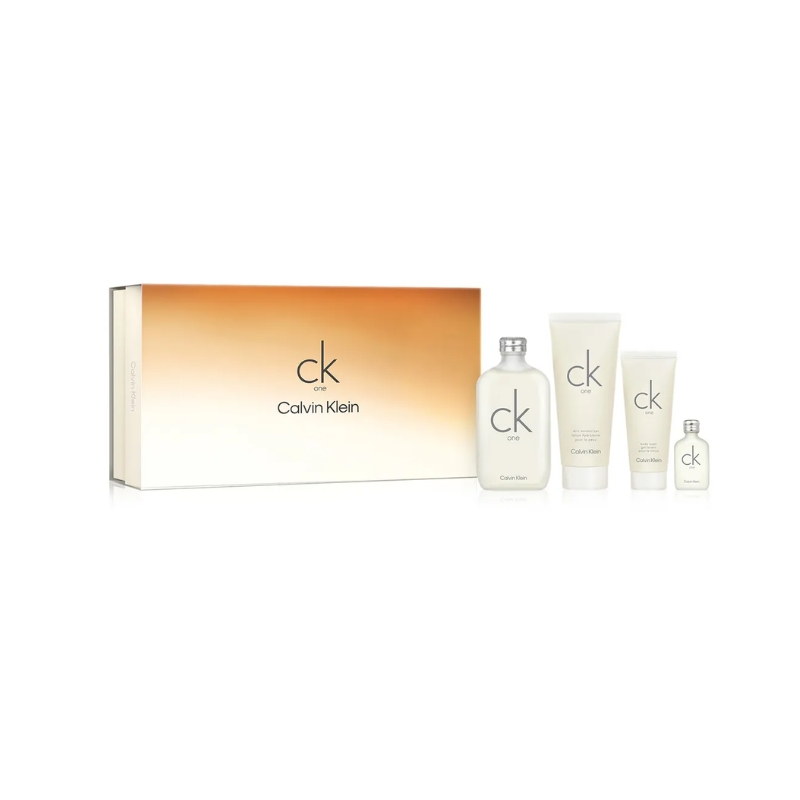 ESTUCHE CALVIN KLEIN ONE - EDT 200ML + BODY LOTION 200GR + SHOWER GEL 100GR + EDT 15ML