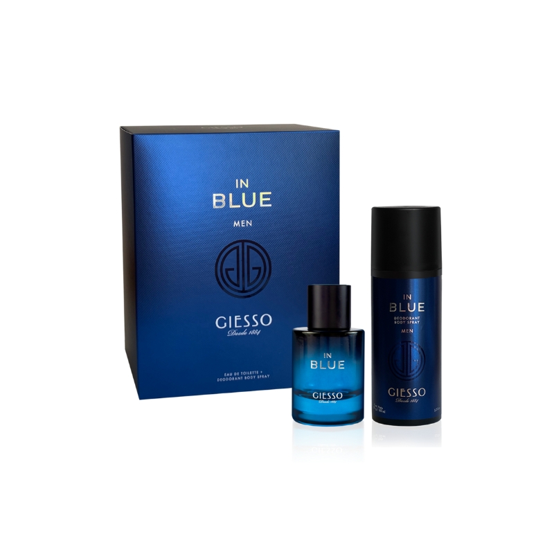 ESTUCHE GIESSO IN BLUE-EDTx50ML + DEOx160ML
