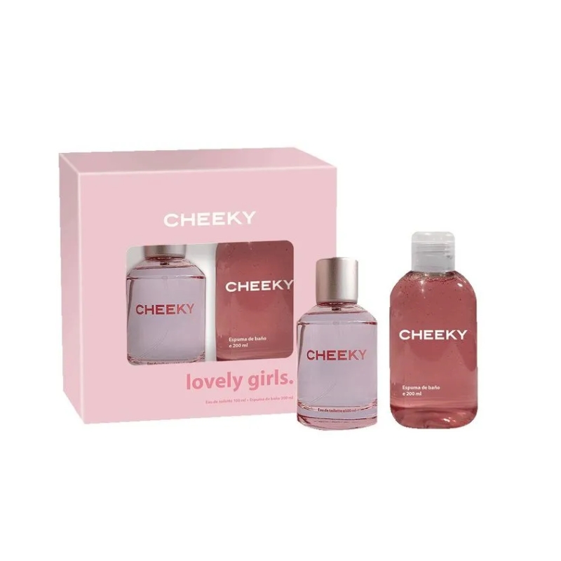 ESTUCHE CHEEKY MOOD LOVELY GIRLS EDT X 100ML + ESPUMA DE BAÑO
