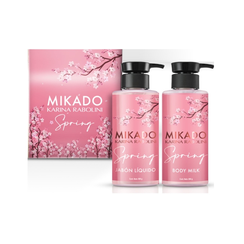 PACK DUO MIKADO SPRING - BODY MILK 300ML + J. LIQUIDO 300ML