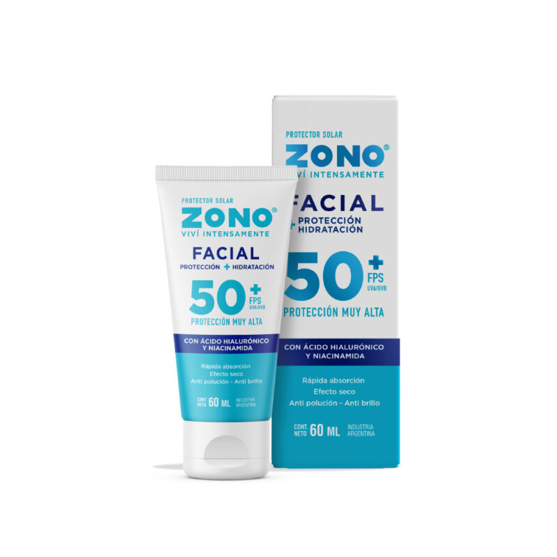 ZONO - FACIAL CR PROTECTOR + HIDRA F 50+ x 60ML