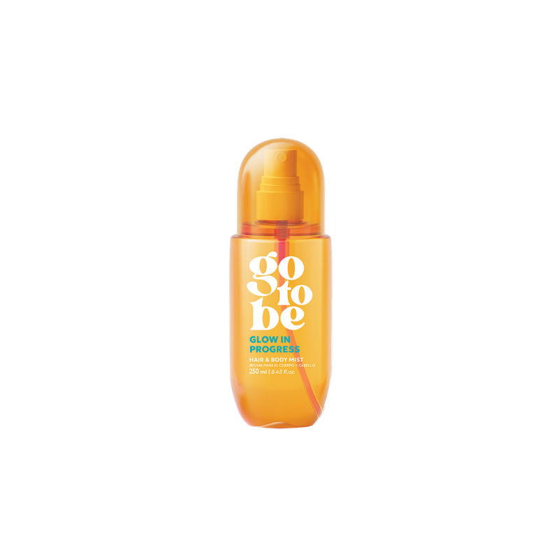 GO TO BE - BRUMA PERFUMADA PARA CUERPO Y CABELLO x 250ML - GLOW IN PROGRESS