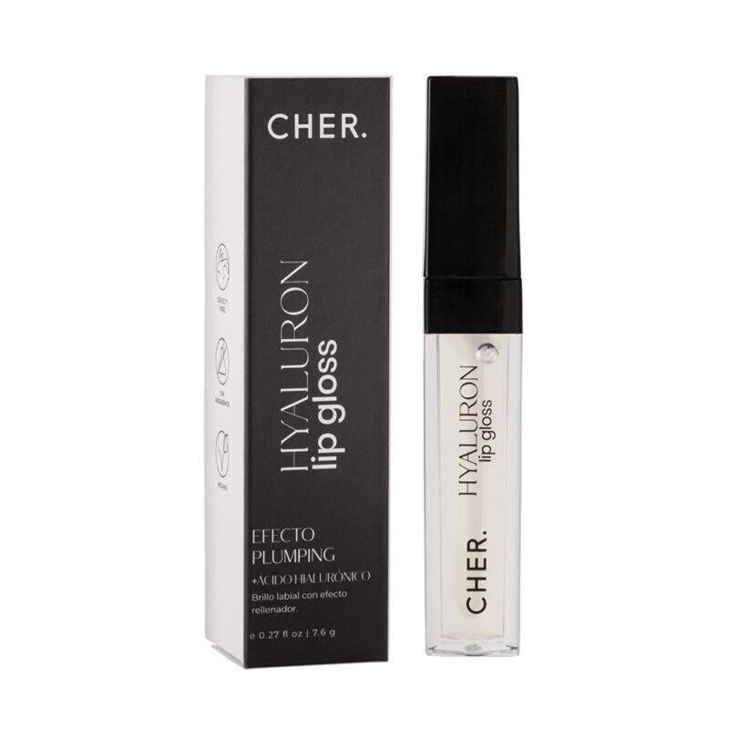 CHER - BRILLO LABIAL -  HYALURON LIP GLOSS  - OFF WHITE