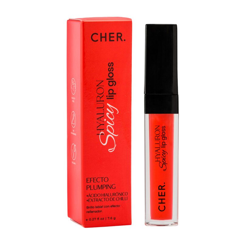 CHER - BRILLO LABIAL -  HYALURON LIP GLOSS -  SPICY