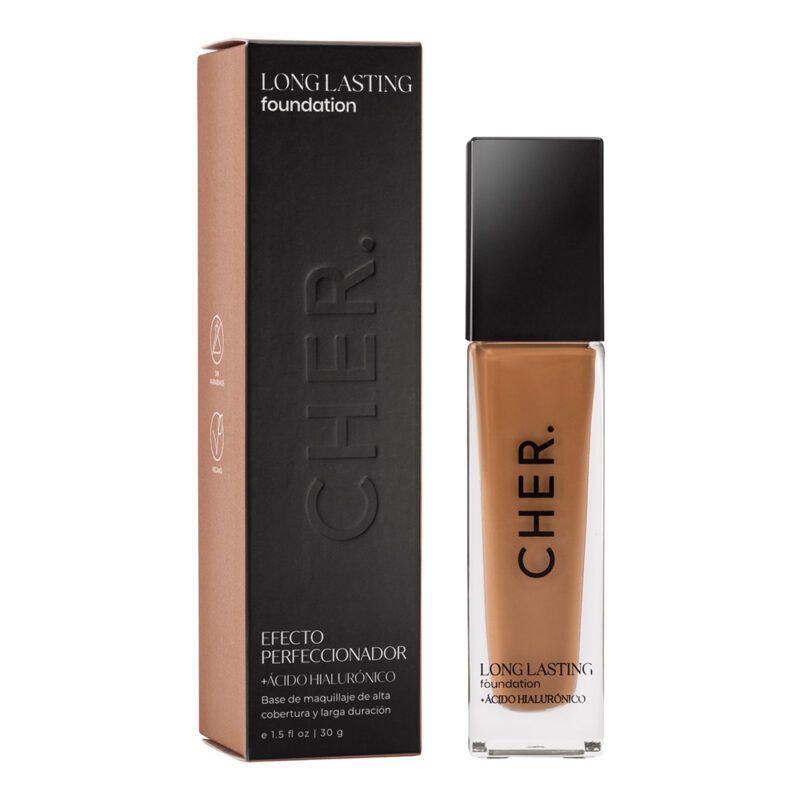 CHER - BASE LARGA DURACION -  LONG LASTING FOUNDATION -  MARRON