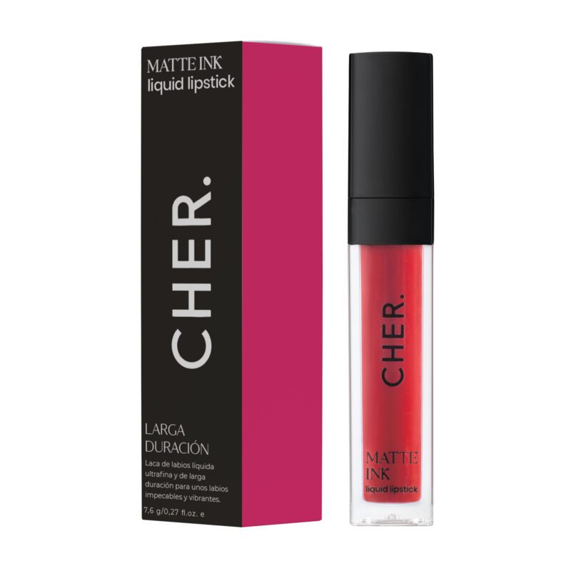 CHER - LABIAL LIQUIDO MATE -  MATTE INK 1 RED VELVET