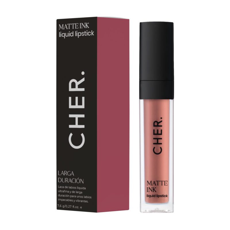 CHER - LABIAL LIQUIDO MATE -  MATTE INK 3 WARM NUDE