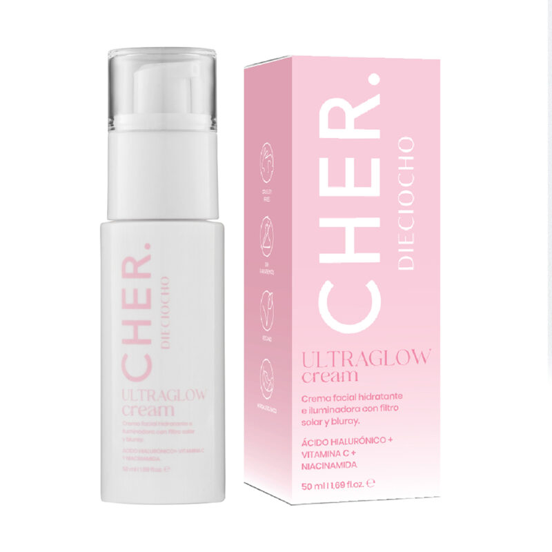CHER ULTRAGLOW CREAM x 50ML - CREMA FACIAL, ILUMINADORA E HIDRATANTE