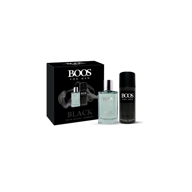 BOOS CAJA BLACK EDP 100 ML + DEO 150 ML