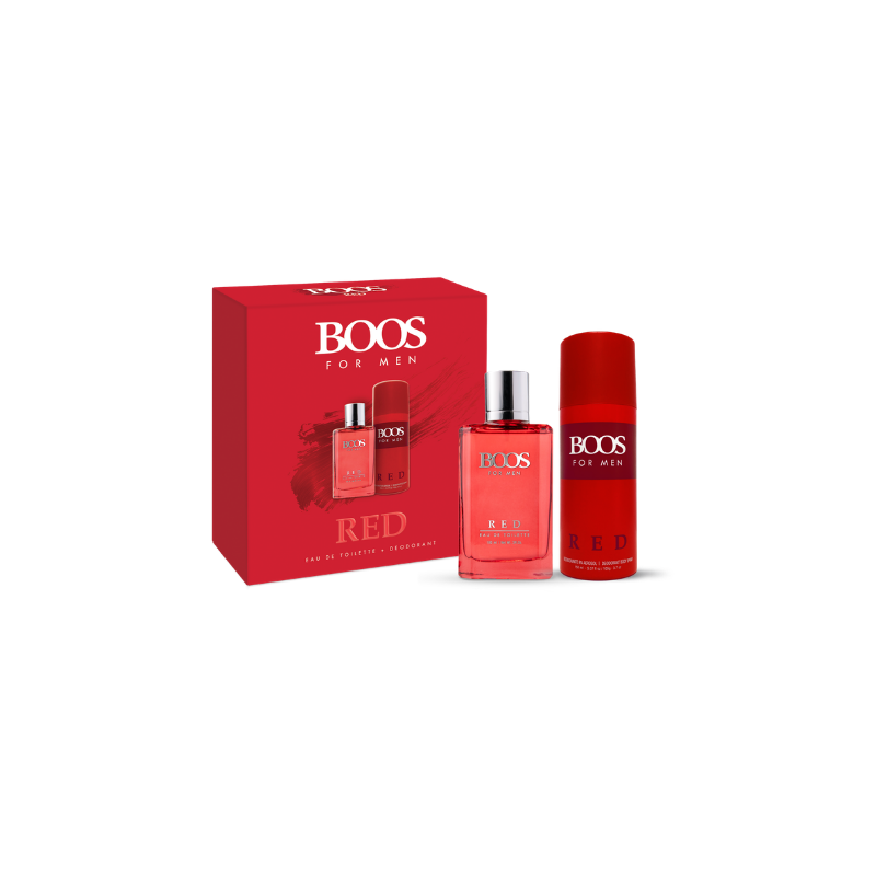 BOOS CAJA RED EDP 100 ML + DEO 150 ML