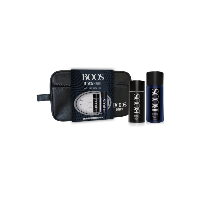 BOOS NECESER INTENSE NIGHT  EDP 60 ML+ DEO