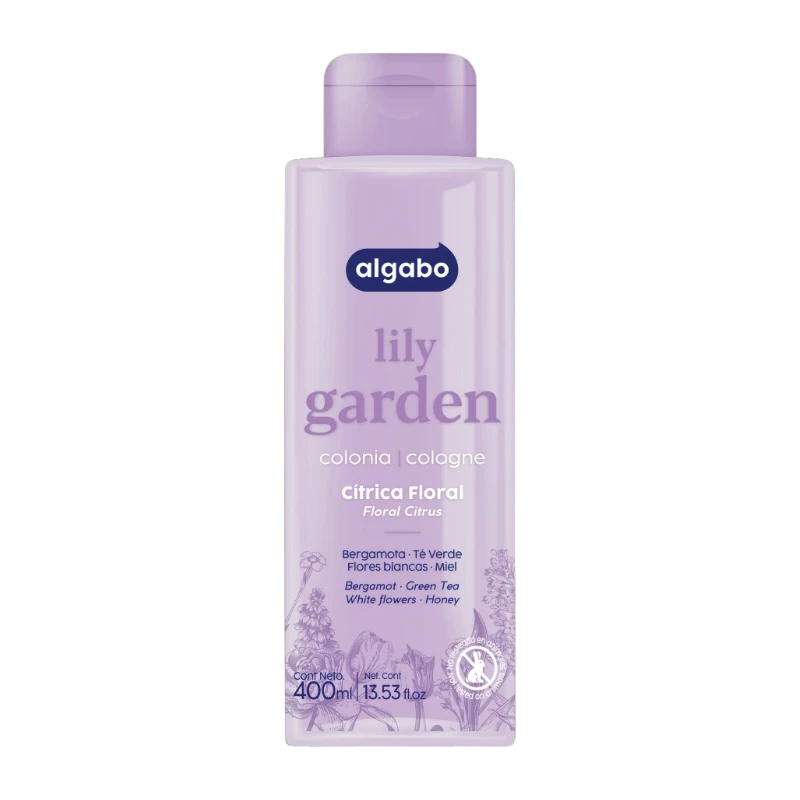 ALGABO COLONIA LILY GARDEN x 400ML - VIOLETA