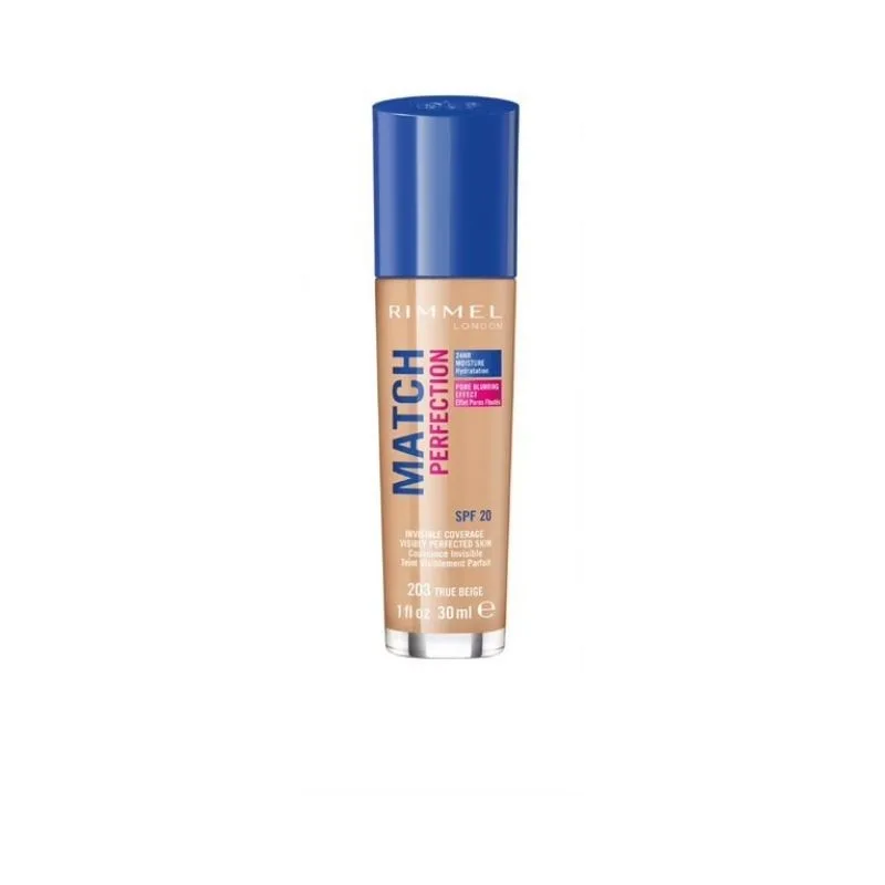RIMMEL - MATCH PERFECTION FOUNDATION - 200 - SOFT BEIGE