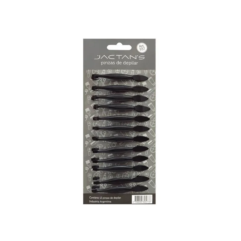 JACTANS - ACC. PINZA DE DEPILAR (BLISTER * 12 UNID.)
