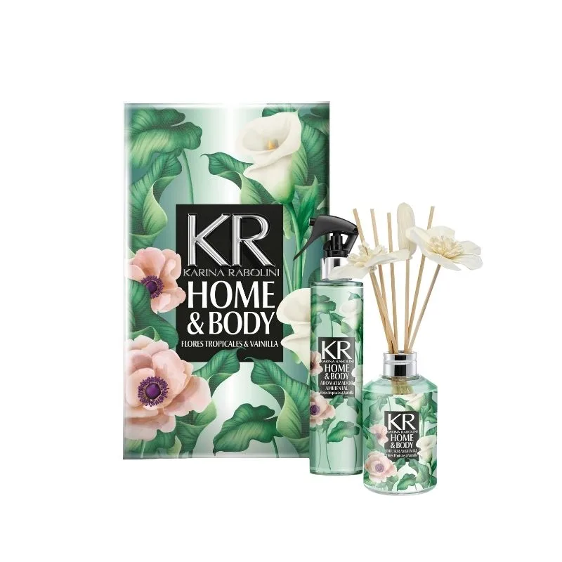 KR HOME & BODY - DIF. SPRAY FLORES TROPICALES Y VAINILLA