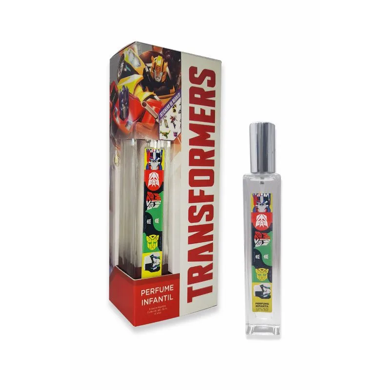 PERFUME INFANTIL TRANSFORMERS 50ML C/ STICKER