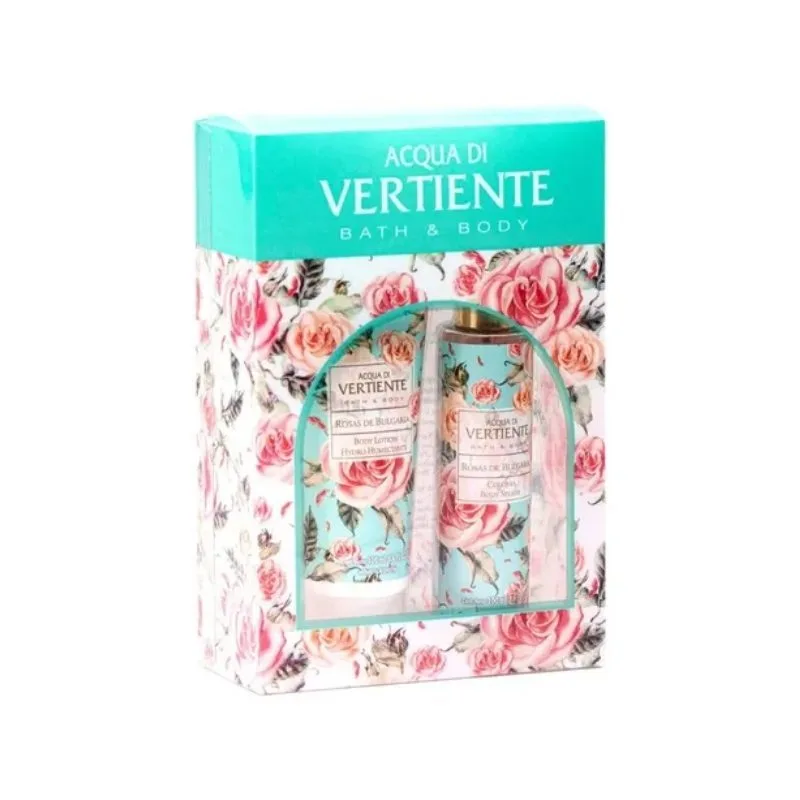 VERTIENTE EST.ROSAS BULGARIA-B.SPLASH 100ML +B.LOTION 100ML