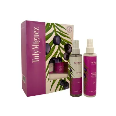 TULY MIGUEZ GIFT BOX 03- ACAI -CR MANOS 100ML + PERFUME 100ML