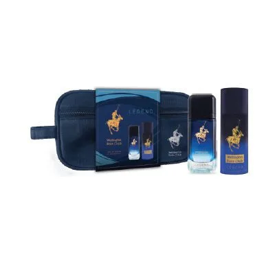 NECESER  WELLINGTON POLO CLUB LEGEND  EDP 120 ML +DEO 150ml